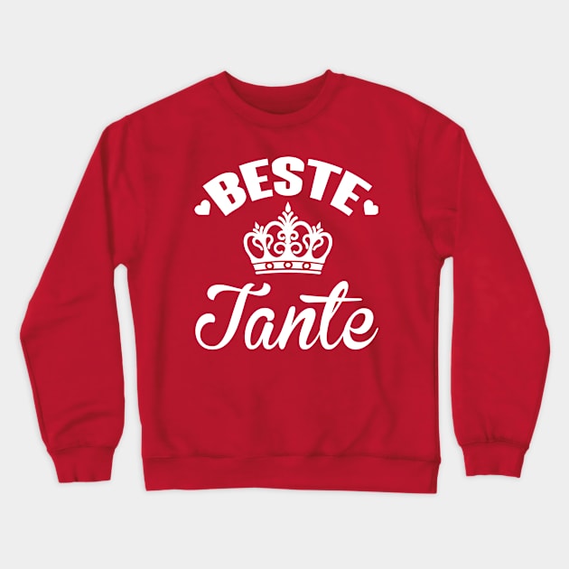 Beste tante (white) Crewneck Sweatshirt by nektarinchen